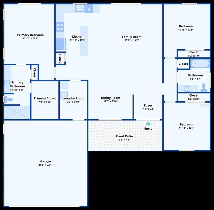 Active With Contract: $725,000 (3 beds, 2 baths, 1817 Square Feet)