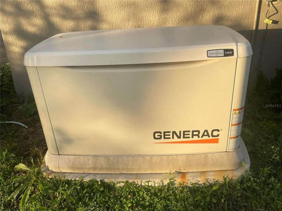 Propane Gas powered generator, tank is buried