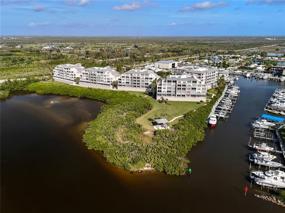 situated on Coral Creek overlooking Gasparilla Sound