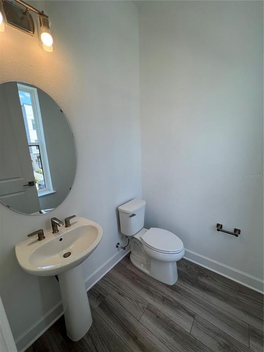 Second floor powder bathroom