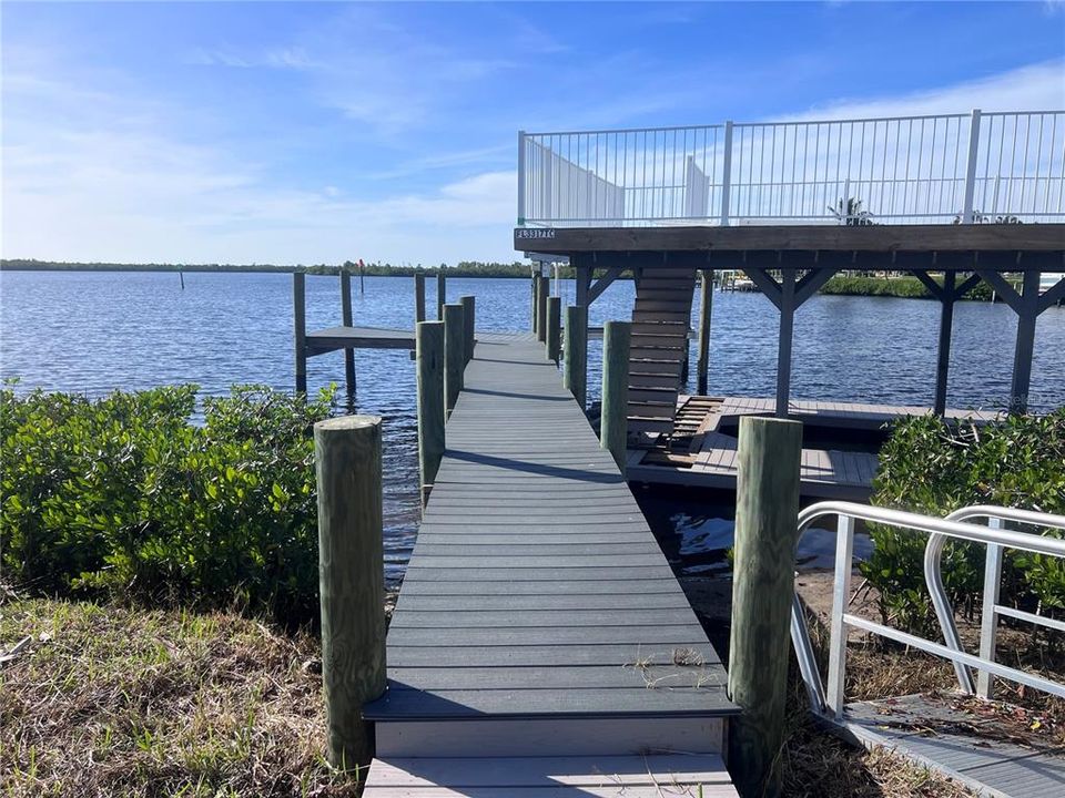 View from dock