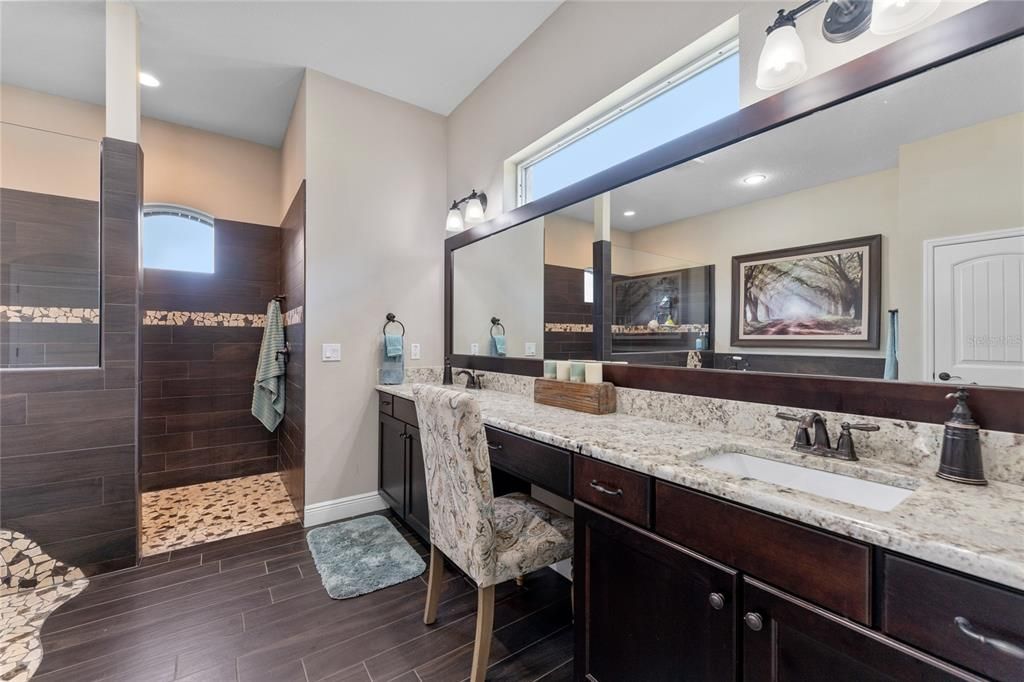 Primary Bathroom with Large vanity