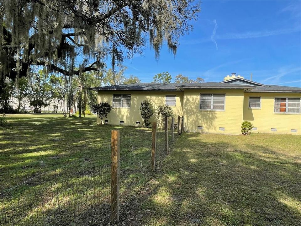 South Side view of the house