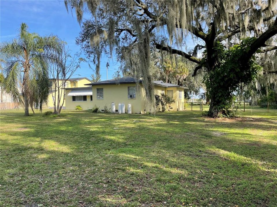 Back of property. View from southwest corner