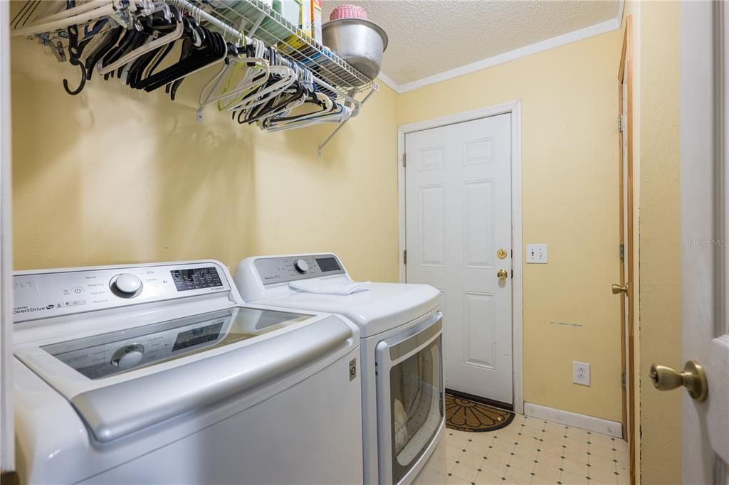 In-law suite laundry room also used for the primary residence