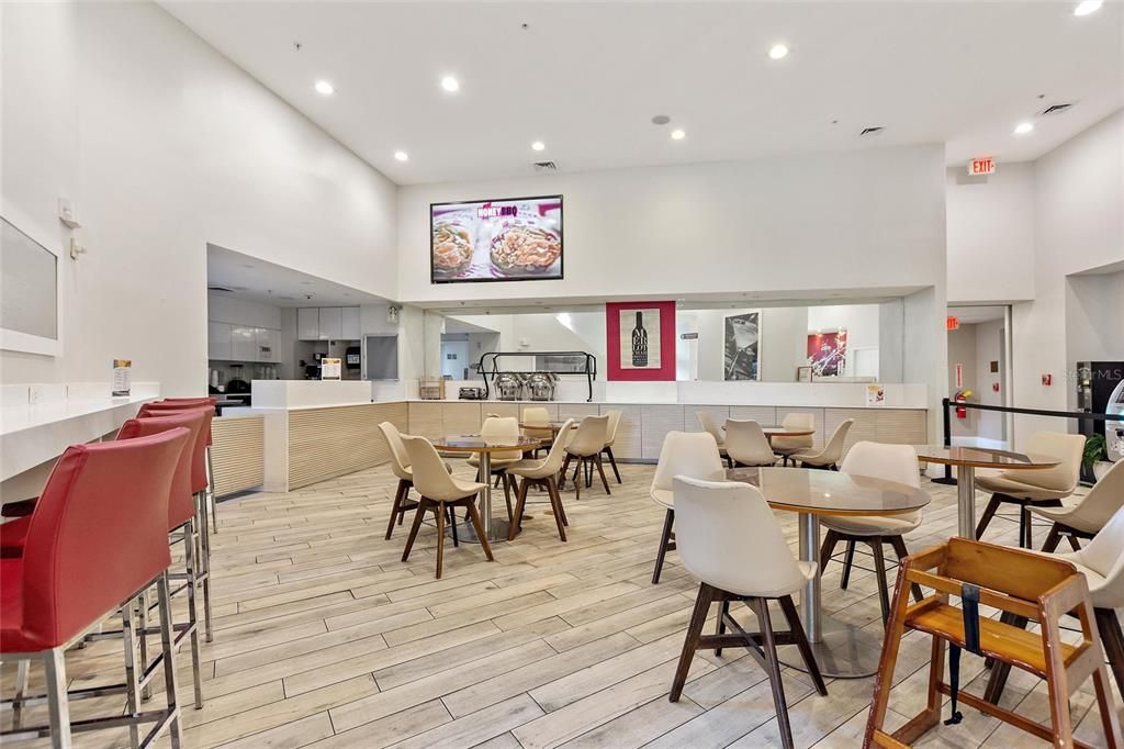 Hotel dining area