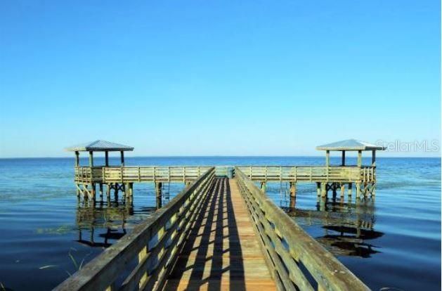 Lake George fishing pier