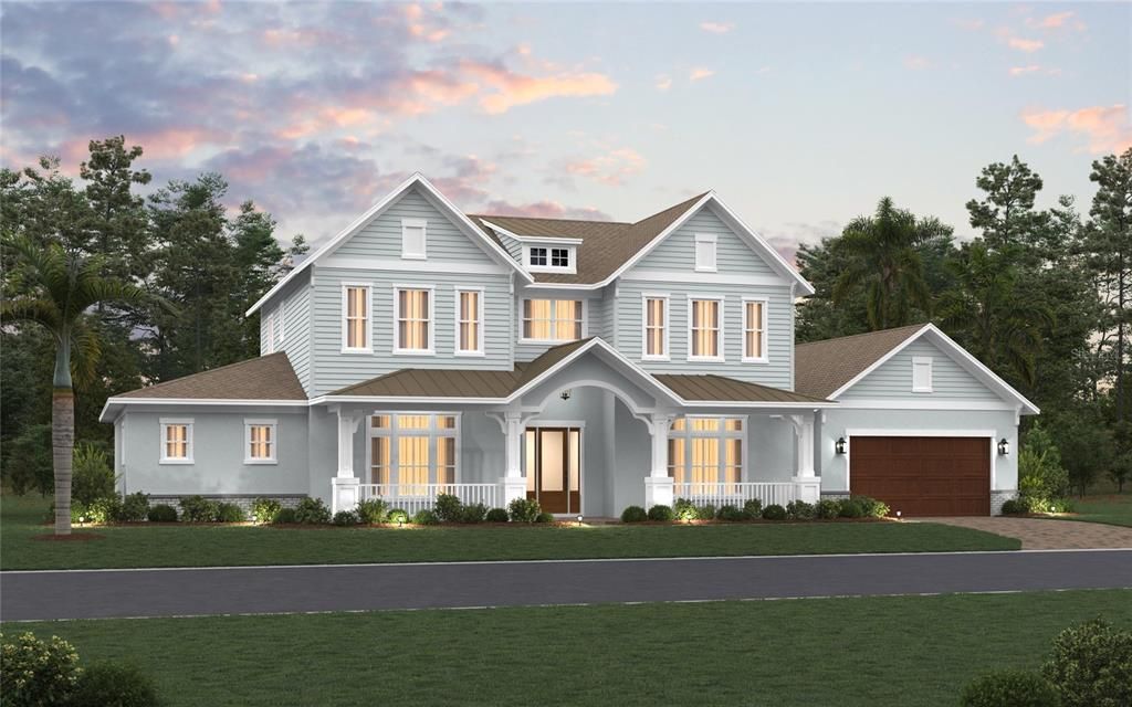 Rendering of finished home