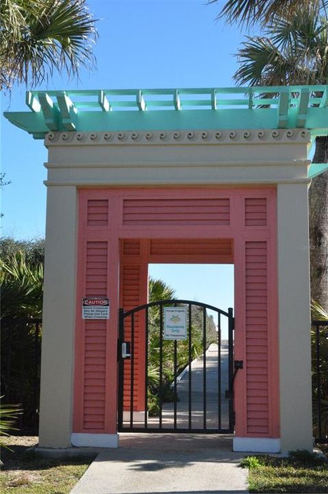 Walkway to the Atlantic Ocean