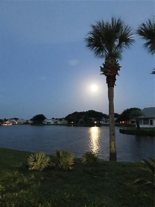 Evening skies over the lake