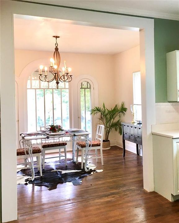 Dining room as seen from kitchen