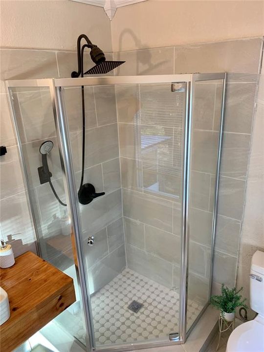 En suite bathroom shower