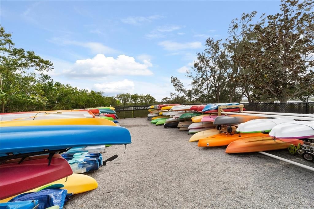 Kayak Storage!