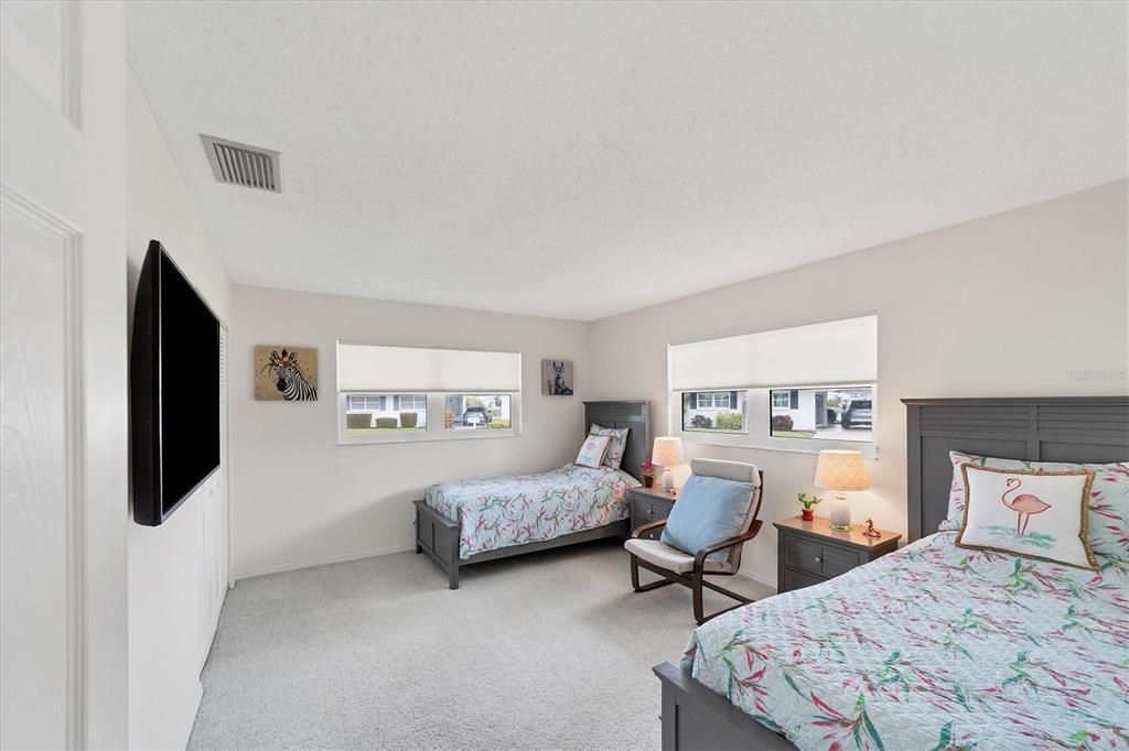 2nd guest room with tons of natural light!