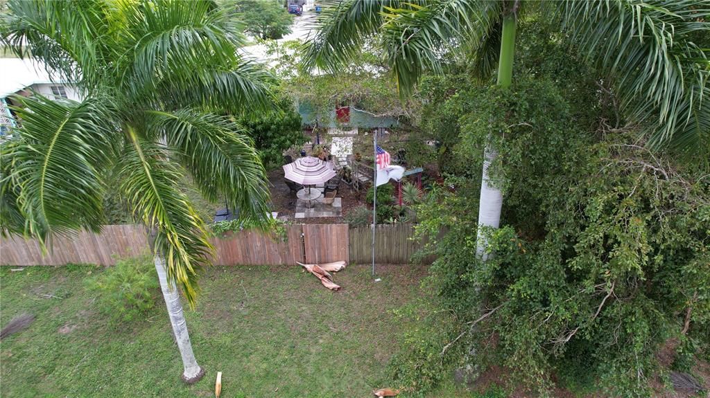 Aerial View to back yard