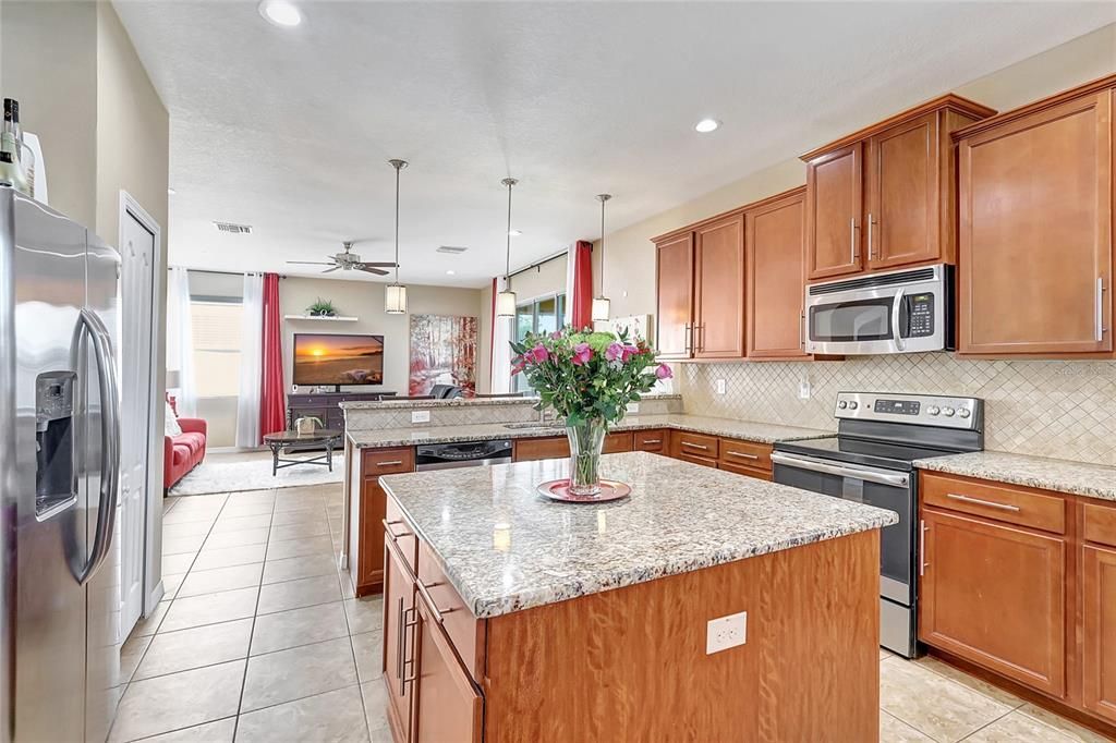 2nd View Kitchen with Breakfast Bar