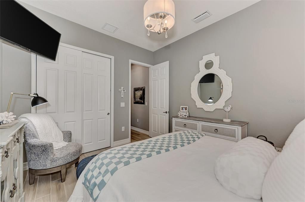 The third bedroom shares a Jack and Jill bath