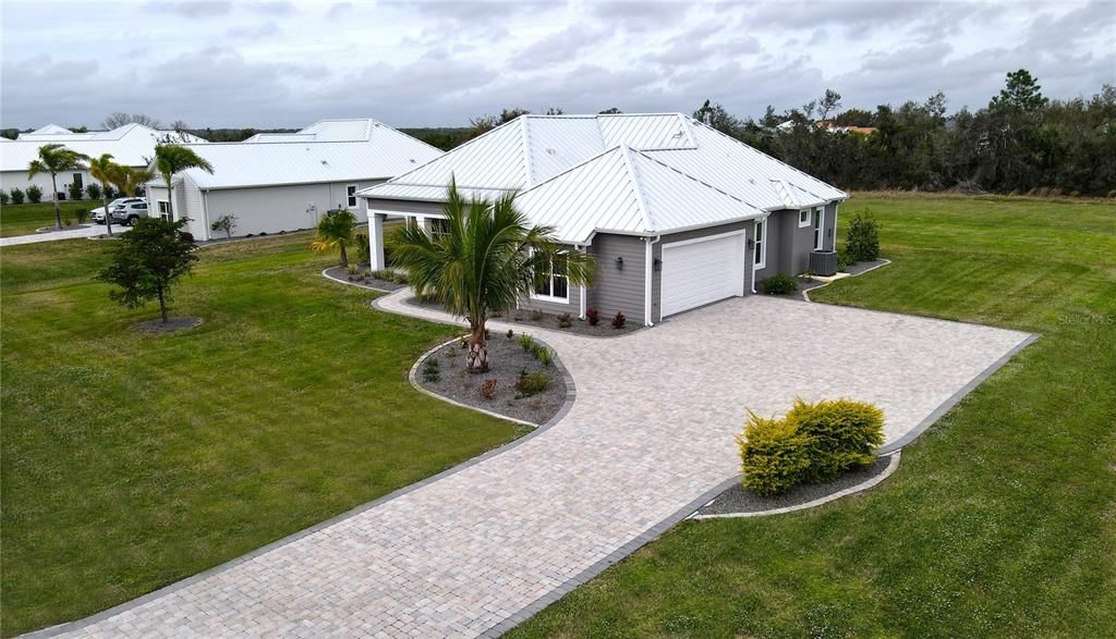 Aerial view of home