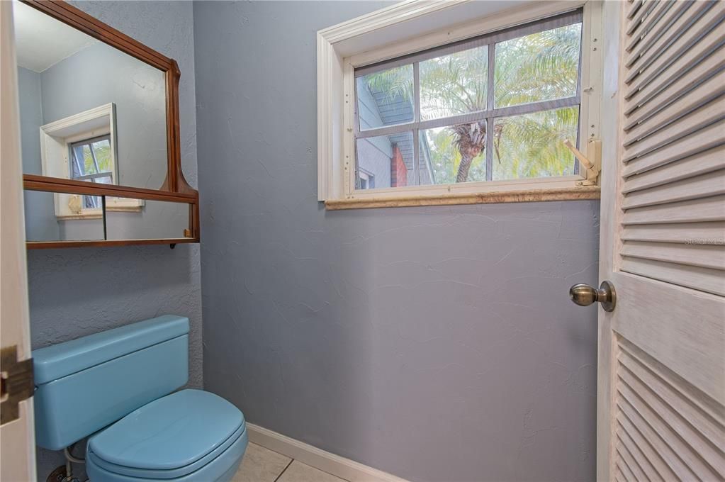 1/2 Bath off Laundry Room