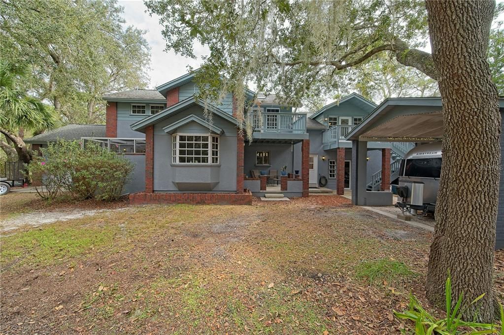 House from Rear Yard