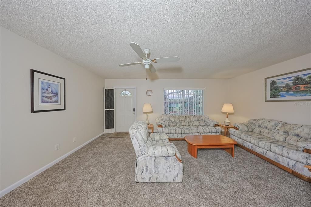 Looking from the Dining Room into the Family Room