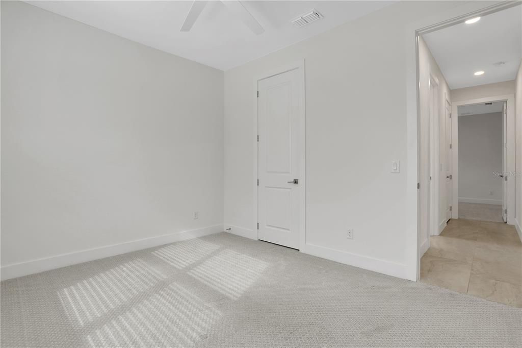 Guest Room with walk in closet