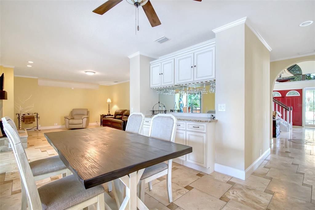 formal dining area