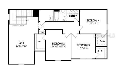 Second Floor Floorplan