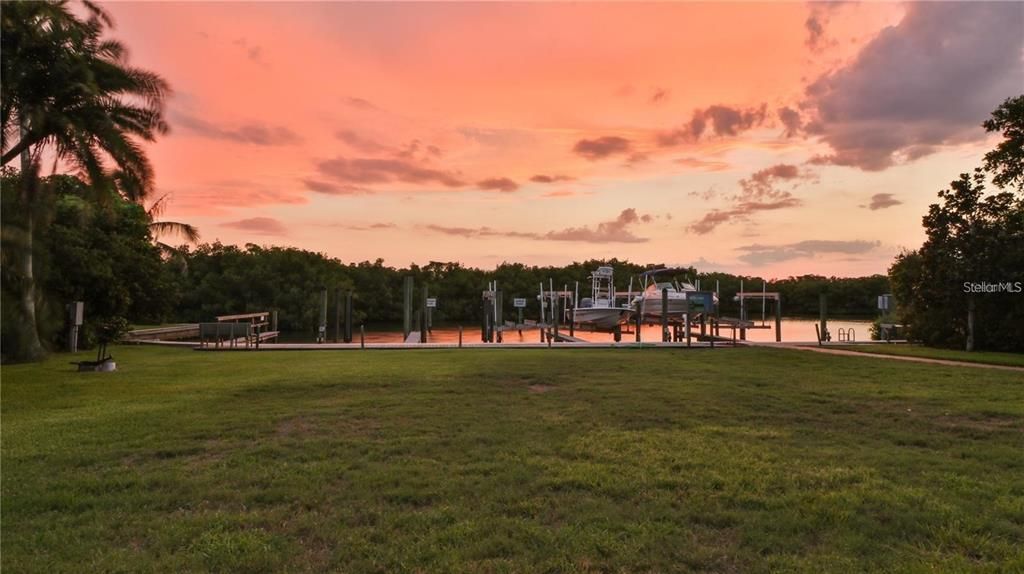 Dock view from lake