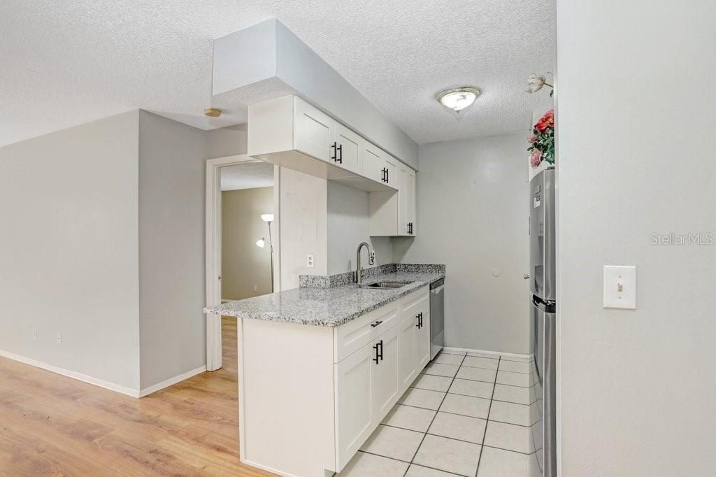 View of Kitchen from Dining Area