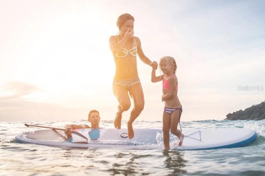 Stand-up paddleboarding