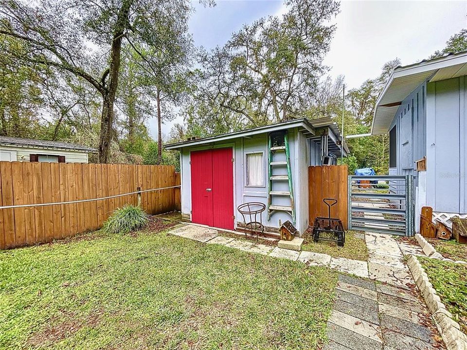 Shed Back Yard Access