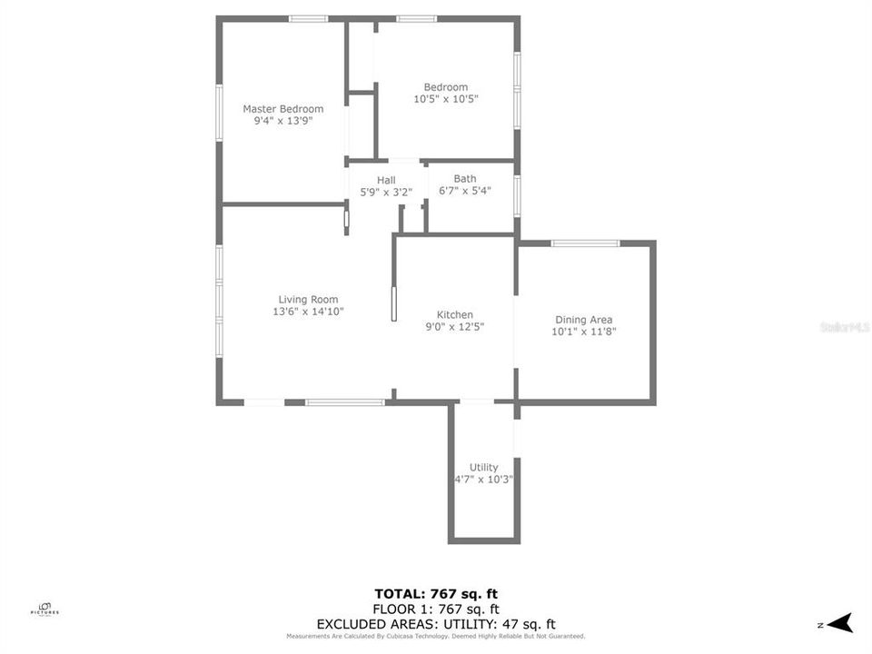 For Sale: $233,900 (2 beds, 1 baths, 1127 Square Feet)