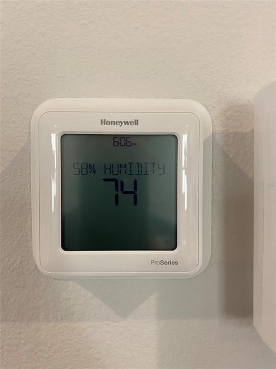 1st floor thermostat 3-units each floor has separate HAVC unit