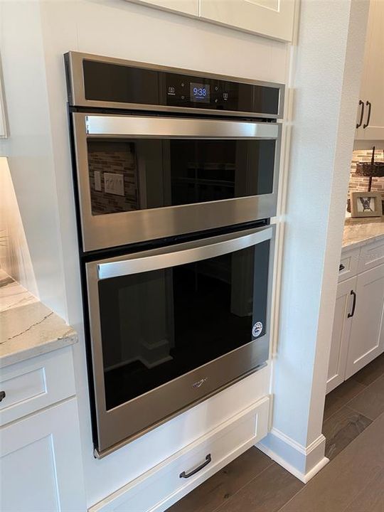 Built-in wall oven and microwave