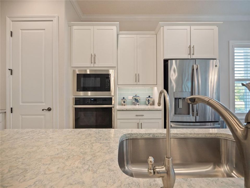 Kitchen counter area.