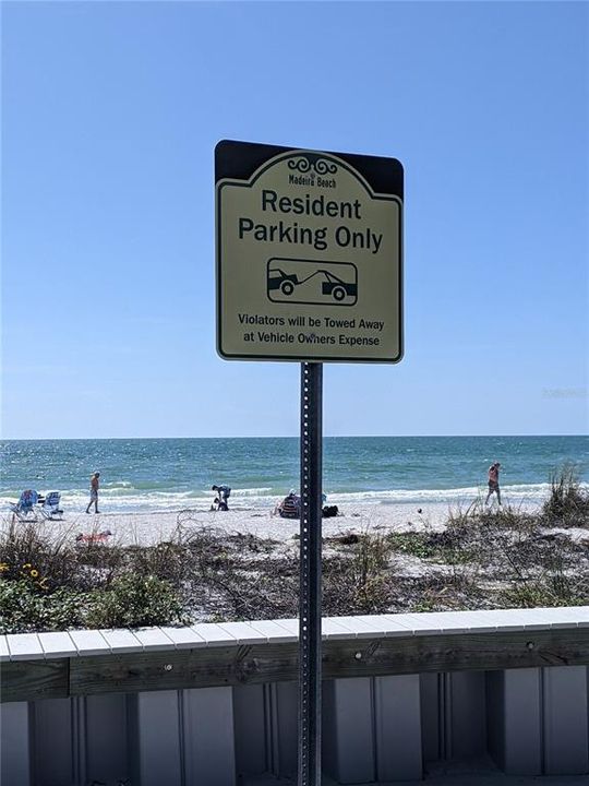 Parking for Madeira Beach Residents