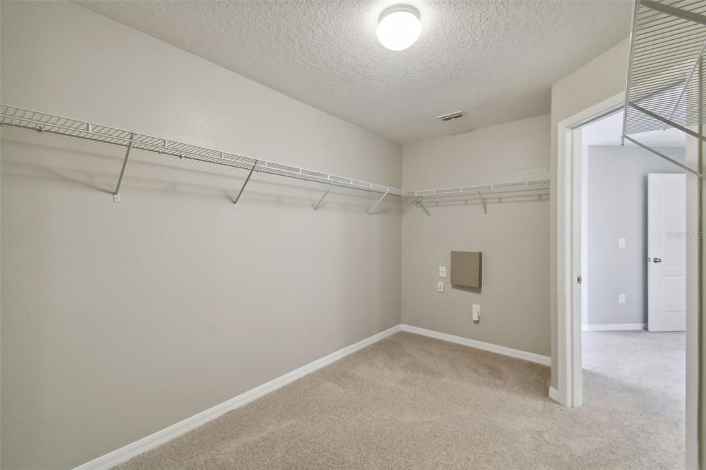 Second walk-in closet in Owners retreat.