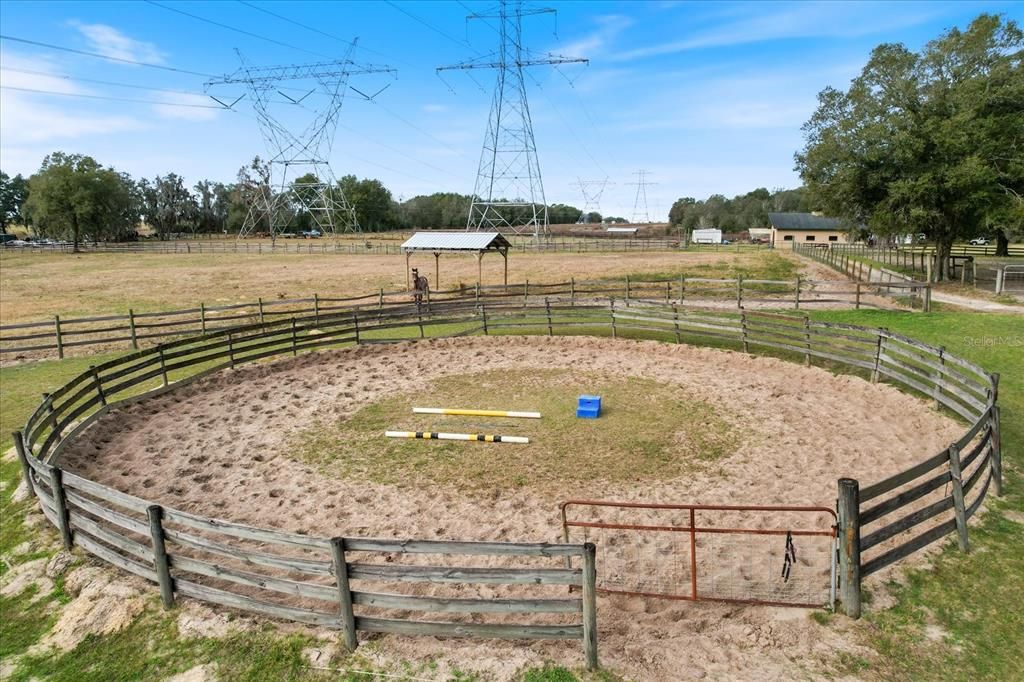 Round pen for training