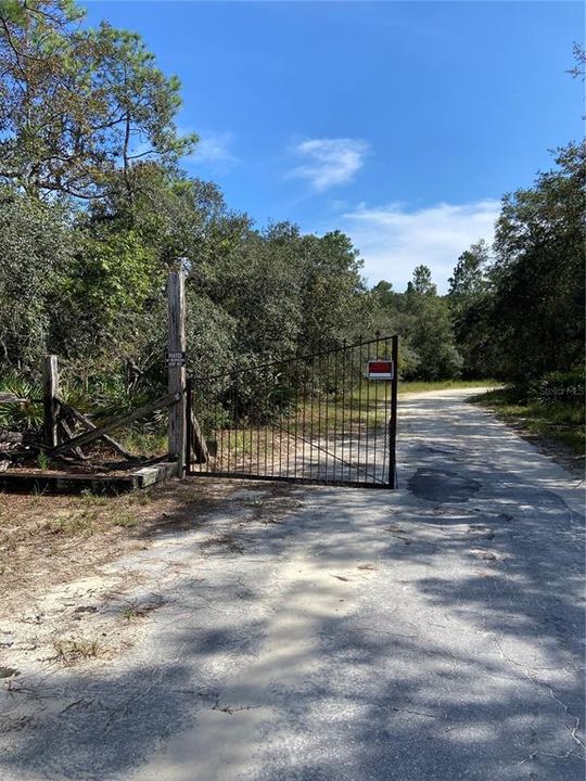 Secured Front Gate