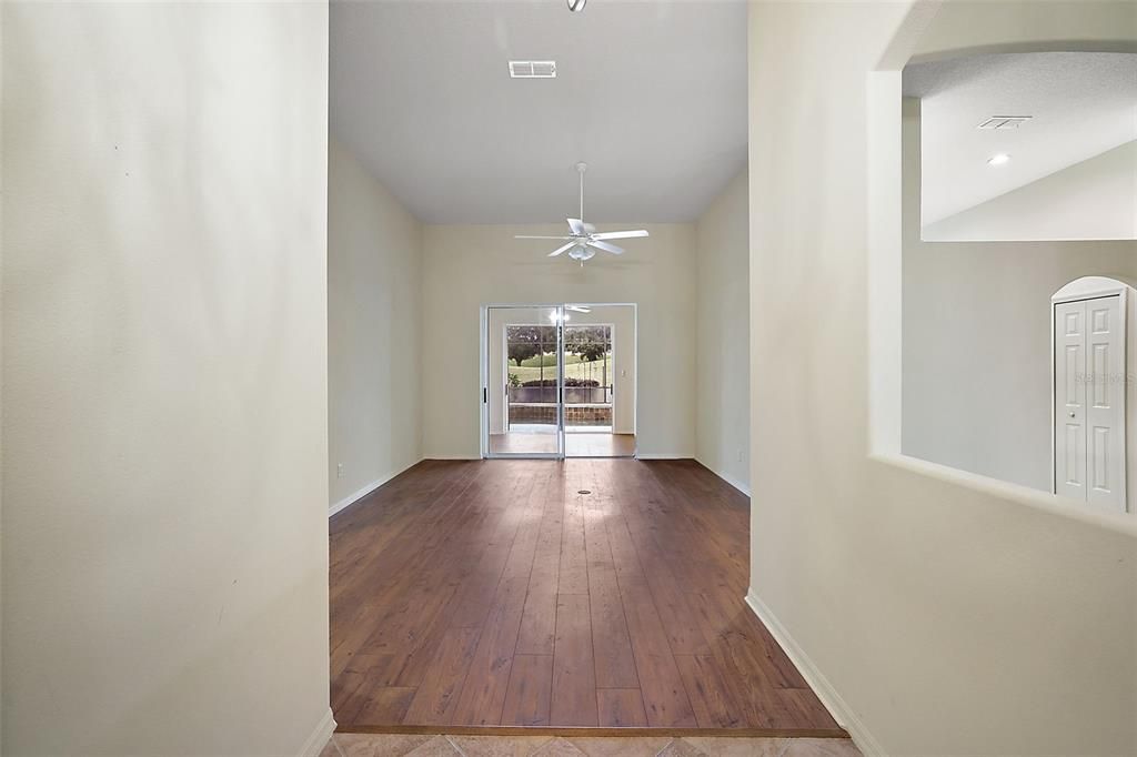 Front Door View into the Formal Living Room