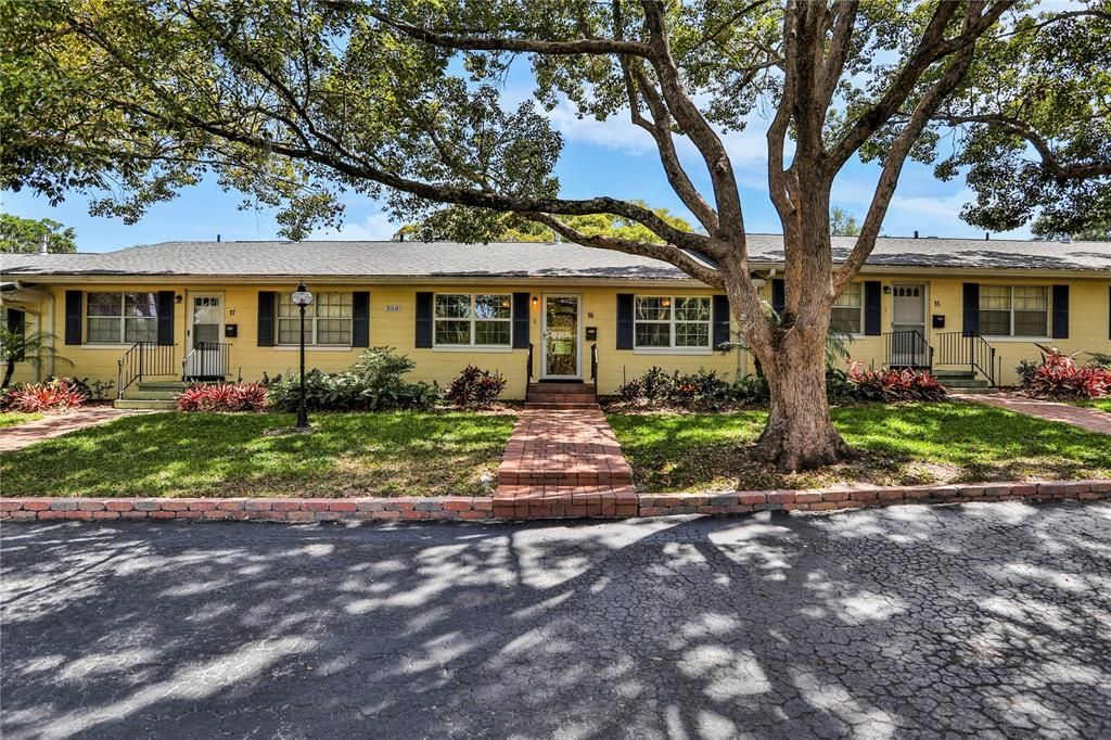 Front door, Private Driveway.