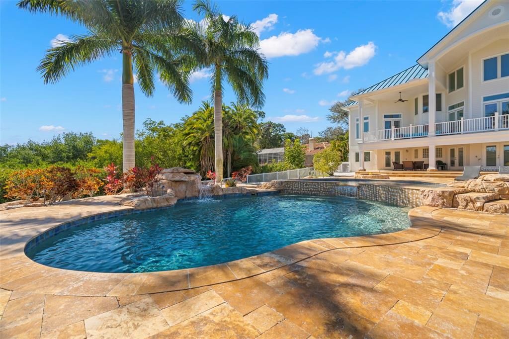 Large oasis style pool with plenty of room to play.