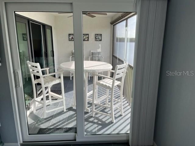 Screened Balcony off Master Bedroom