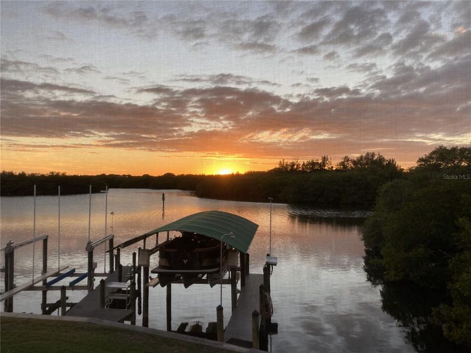 Backyard Sunset