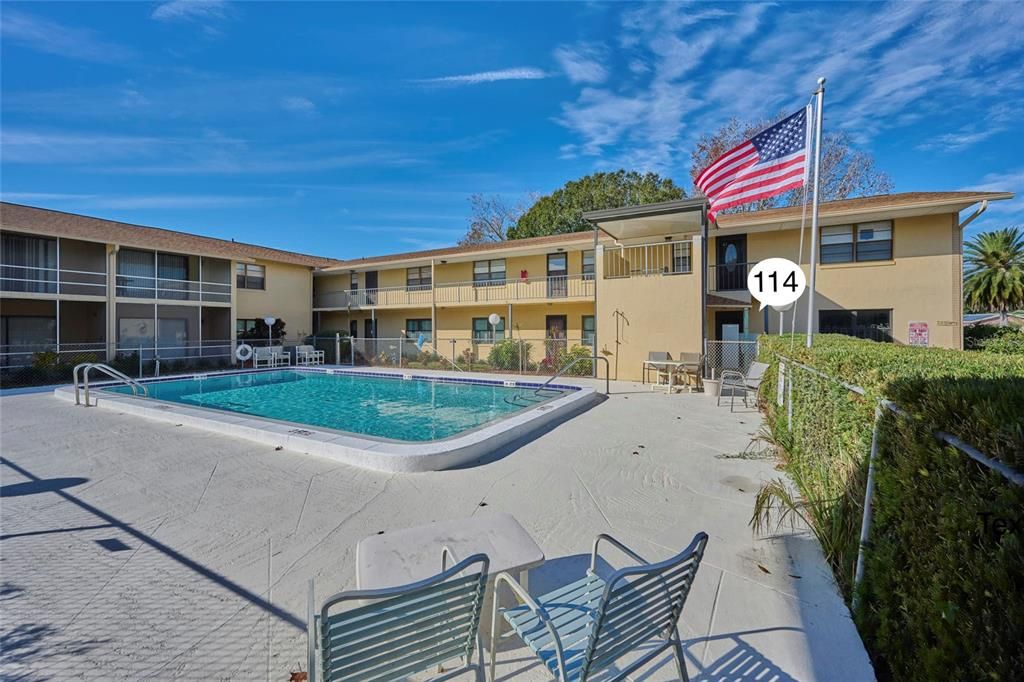 Located in the center of the complex, the community pool is easily accessible