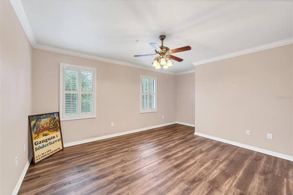 Master Bedroom Shows Office Nook