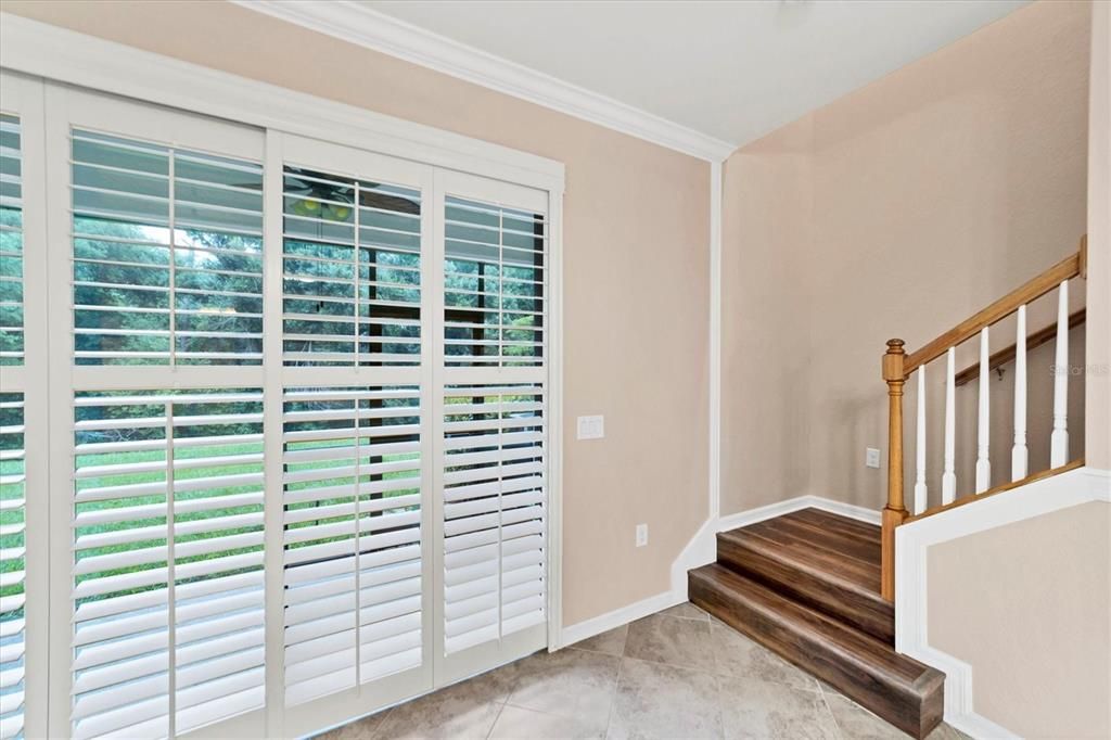 Plantation Shutters to Screend Lanai