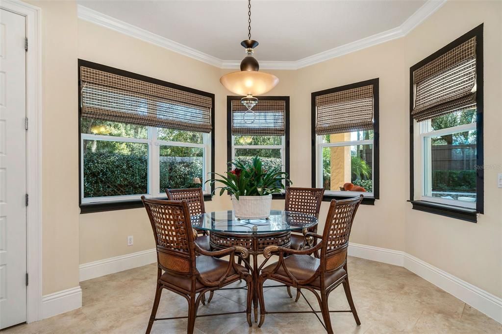 Dining area with lots of natural light