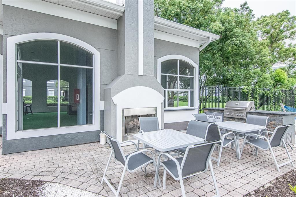 Poolside Grilling Area and Summer Kitchen